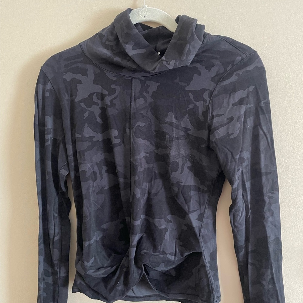Lululemon Camoflauge Long Sleeve Athletic Top - Picture 2 of 4